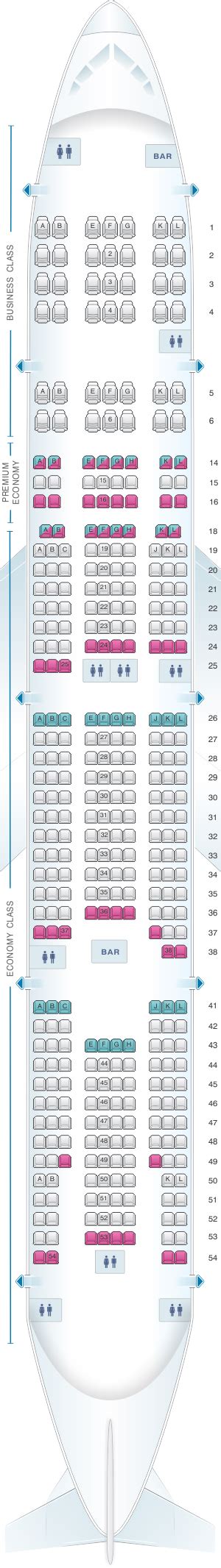 boeing 777-300 seat map air france|Seat Map Air France Boeing B777 300 Long.